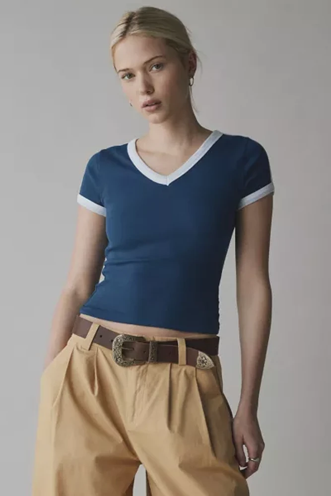 BDG Too Perfect V Neck Tee