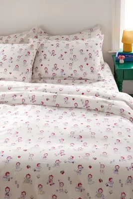 Strawberry Cat Core Duvet Cover Set