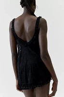 UO Primrose Lace Babydoll Romper