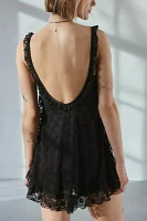 UO Primrose Lace Babydoll Romper