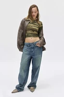 BDG Too Perfect Ribbed Long Sleeve Tee