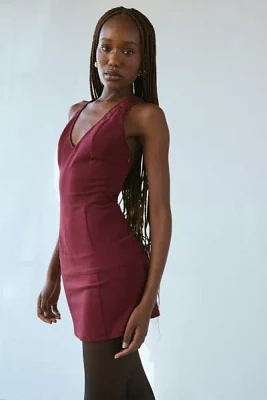 Silence + Noise Giselle Racerback Halter Mini Dress