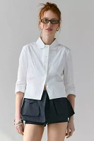 WMWM Squared Collar White Button-Down Shirt