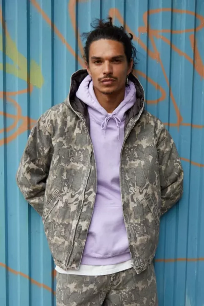BDG Rex Camo Canvas Skate Hooded Jacket