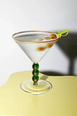 Stacked Icon Stem Martini Glass