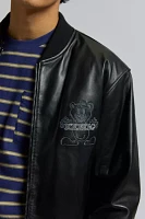 ICEBERG Leather Bomber Jacket