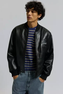 ICEBERG Leather Bomber Jacket