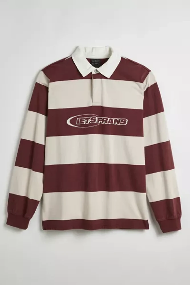 iets frans… Striped Long Sleeve Rugby Tee