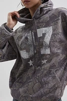 Camo Graphic Hoodie Sweatshirt