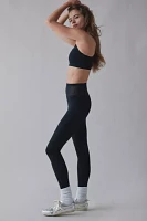Strut This Charlotte High-Rise Mesh Panel Ankle Legging