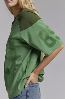 89 V-Neck Boxy Graphic Tee
