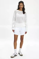 The Upside Fenway Sebastian Open Knit Crew Neck Pullover