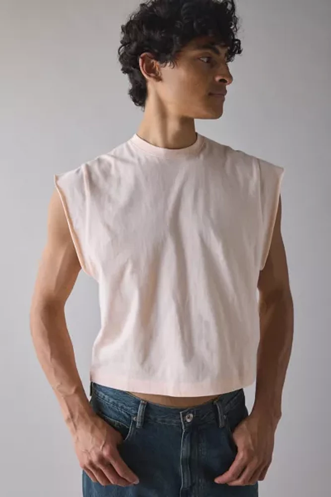 BDG Grayson Solid Cutoff Muscle Tank