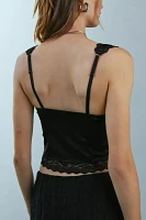 Out From Under Dolce Verano Satin Flyaway Corset Cami