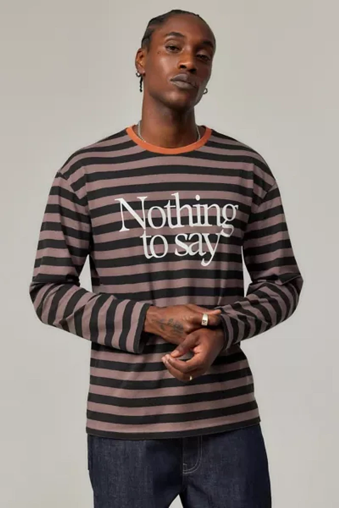 UO Nothing To Say Long Sleeve Tee