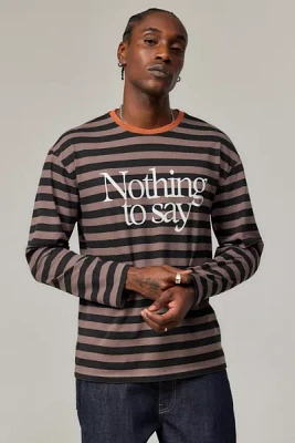 UO Nothing To Say Long Sleeve Tee