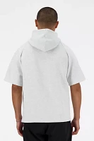 New Balance Fleece BP Short Sleeve Hoodie Sweatshirt