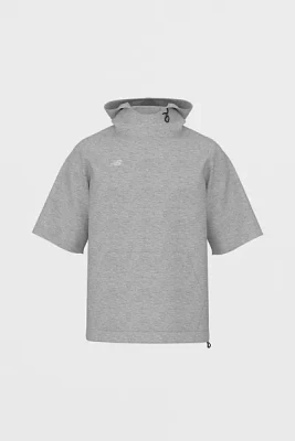 New Balance Fleece BP Short Sleeve Hoodie Sweatshirt