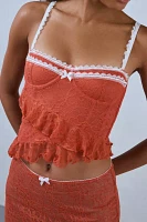 Out From Under X Wild Lovers Tanya Lace Corset Top