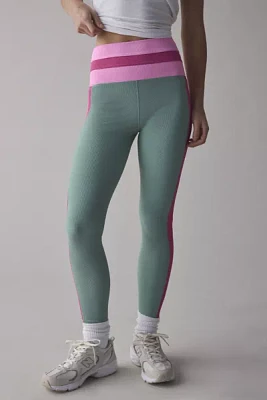 Beach Riot Mariella Sage Bloom Colorblock Legging
