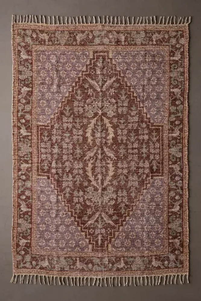 Parisa Medallion Printed Washable Rug