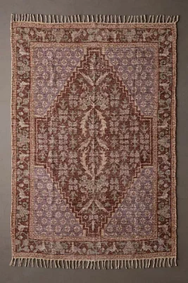 Parisa Medallion Printed Washable Rug