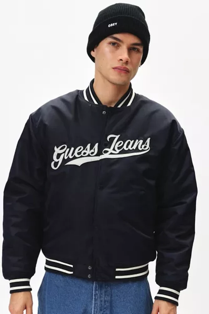 GUESS JEANS Patch Bomber Jacket
