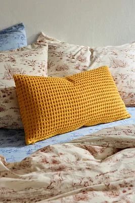 ReMADE By UO Waffle Bolster Pillow
