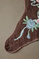 Bear Embroidered Shag Rug