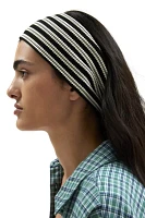 Textured Striped Wide Headwrap Headband