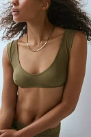 Out From Under Twilight Micro Knit Scoop Neck Bra Top