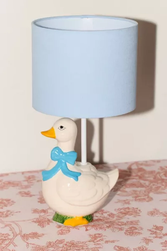 Ceramic Goose Shape Table Lamp