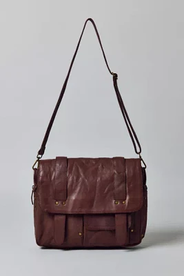Classic Leather Messenger Bag