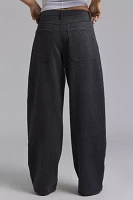 AFRM Brianna Tweed High-Waisted Barrel Pant