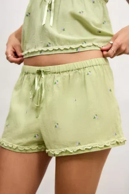 Out From Under Sage Floral Short