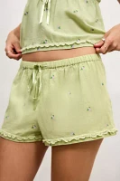 Out From Under Sage Floral Short