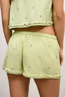 Out From Under Sage Floral Short