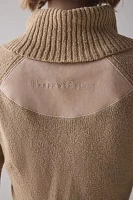 House Of Sunny Courtney Towelling Rollneck Sweater