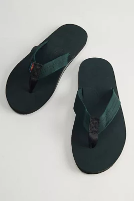 Rainbow Men's Leather Single Layer Flip Flop Sandal