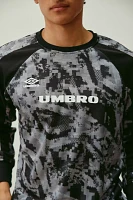 Umbro Printed Long Sleeve Jersey Tee