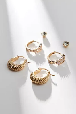 Oriana Stud And Hoop Earring Set