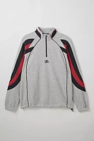 Umbro Striped Quarter Zip Sweatshirt