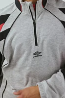 Umbro Striped Quarter Zip Sweatshirt
