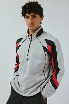 Umbro Striped Quarter Zip Sweatshirt