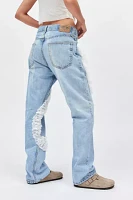 ReMADE By UO Lace Ruffle Applique Jean