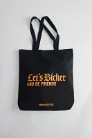 Let’s Bicker & Be Friends College Slogan Tote Bag