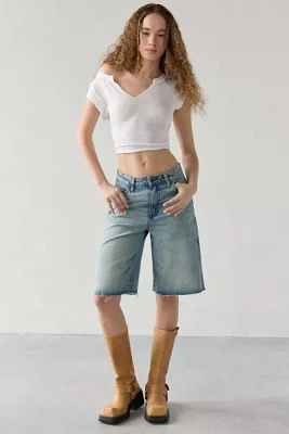 Wrangler High-Rise Relaxed Denim Jort