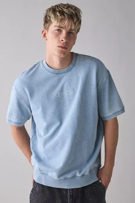 GUESS JEANS Logo Embroidered Short Sleeve Sweatshirt
