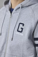 GUESS JEANS Logo Zip-Up Hoodie Sweatshirt