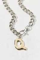 Initial Chunky Chain Necklace